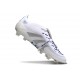 Adidas Predator 25 Elite Tongue FG Blanco Plateado Met Bright Royal