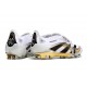 Adidas Predator 25 Elite Tongue FG Ftwr Blanco Dorado Met