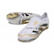 Adidas Predator 25 Elite Tongue FG Ftwr Blanco Dorado Met