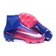 Botas de fútbol Nike Mercurial Superfly V FG Rosa Azul Blanco