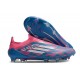 Zapatos de Fútbol adidas F50 Elite LL FG Solar Azul Ftwr Blanco Solar Rosa