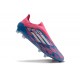 Zapatos de Fútbol adidas F50 Elite LL FG Solar Azul Ftwr Blanco Solar Rosa