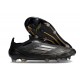 Zapatos de Fútbol adidas F50 Elite LL FG Negro Hierro Met Dorado Met