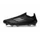 Zapatos de Fútbol adidas F50 Elite LL FG Negro Hierro Met Dorado Met