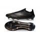 Zapatos de Fútbol adidas F50 Elite LL FG Negro Hierro Met Dorado Met