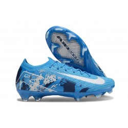 Bota de Futbol Nike Mercurial Vapor 16 Elite FG Azul Blanco