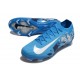 Bota de Futbol Nike Mercurial Vapor 16 Elite FG Azul Blanco
