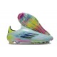 Zapatos de Fútbol adidas F50 Elite LL FG Casi Azul Azul Semilúcido Semi Amarillo Solar