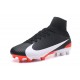 Zapatillas de fútbol Nike Mercurial Superfly V FG Para Hombre Negro Blanco Rojo