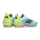 Zapatos de Fútbol adidas F50 Elite LL FG Casi Azul Azul Semilúcido Semi Amarillo Solar