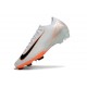 Bota de Futbol Nike Mercurial Vapor 16 Elite FG Blanco Negro Naranja