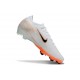 Bota de Futbol Nike Mercurial Vapor 16 Elite FG Blanco Negro Naranja
