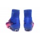 Botas de fútbol Nike Mercurial Superfly V FG Rosa Azul Blanco
