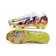 Bota de Futbol Nike Mercurial Vapor 16 Elite FG Blanco Amarillo Violeta Rojo