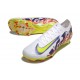 Bota de Futbol Nike Mercurial Vapor 16 Elite FG Blanco Amarillo Violeta Rojo