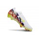 Bota de Futbol Nike Mercurial Vapor 16 Elite FG Blanco Amarillo Violeta Rojo