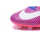 Botas de fútbol Nike Mercurial Superfly V FG Rosa Azul Blanco