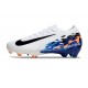 Bota de Futbol Nike Mercurial Vapor 16 Elite FG Blanco Negro Azul