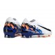 Bota de Futbol Nike Mercurial Vapor 16 Elite FG Blanco Negro Azul