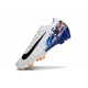 Bota de Futbol Nike Mercurial Vapor 16 Elite FG Blanco Negro Azul
