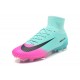 Zapatillas de fútbol Nike Mercurial Superfly V FG Para Hombre Rosa Azul Negro