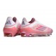 Zapatos de Fútbol adidas F50 Elite LL FG Rosa Blanco