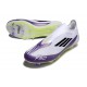 Zapatos de Fútbol adidas F50 Elite LL FG X Messi Ftwr Blanco Negro Morado Unity