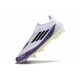 Zapatos de Fútbol adidas F50 Elite LL FG X Messi Ftwr Blanco Negro Morado Unity
