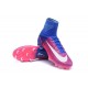Botas de fútbol Nike Mercurial Superfly V FG Rosa Azul Blanco