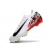 Bota de Futbol Nike Mercurial Vapor 16 Elite FG Blanco Negro Rojo
