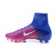 Botas de fútbol Nike Mercurial Superfly V FG Rosa Azul Blanco