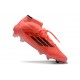 Zapatilla adidas F50 Elite Mid FG Turbo Aurora Negro Platino Met