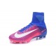 Botas de fútbol Nike Mercurial Superfly V FG Rosa Azul Blanco