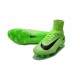 Baratas Botas de fútbol Nike Mercurial Superfly V FG Verde Negro