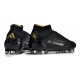 Zapatilla adidas F50 Elite Mid FG Negro Hierro Met Dorado Met