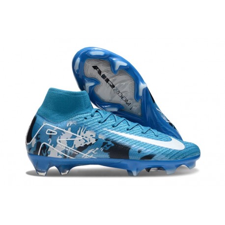 Nike Zoom Mercurial Superfly X Elite FG Azul Blanco
