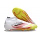 Zapatilla adidas F50 Elite Mid FG Ftwr Blanco Rojo Amarillo