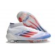 Zapatilla adidas F50 Elite Mid FG Ftwr Blanco Rojo Azul Lúcido