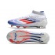 Zapatilla adidas F50 Elite Mid FG Ftwr Blanco Rojo Azul Lúcido