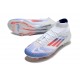 Zapatilla adidas F50 Elite Mid FG Ftwr Blanco Rojo Azul Lúcido
