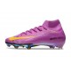 Nike Zoom Mercurial Superfly X Elite FG Violeta Amarillo
