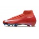 Nike Zoom Mercurial Superfly X Elite FG Rojo Blanco