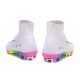 Nuevo Botas de fútbol Nike Mercurial Superfly 5 FG Blanco Rosa Volt Verde Azul Voltio