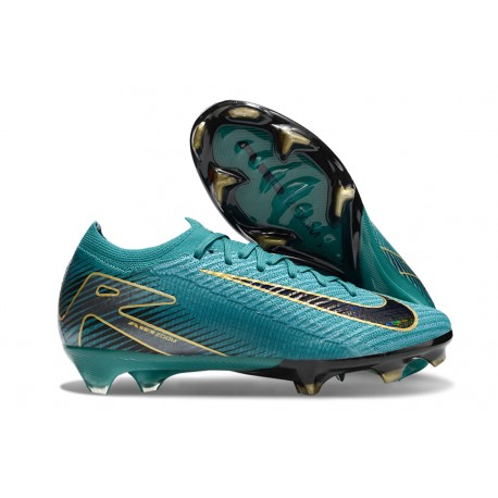Bota de Futbol Nike Mercurial Vapor 16 Elite FG Cian Negro