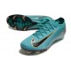 Bota de Futbol Nike Mercurial Vapor 16 Elite FG Cian Negro