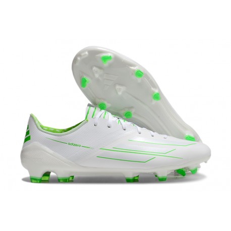 adidas F50 Elite FG Bota Blanco Verde