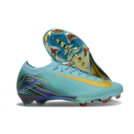 Bota de Futbol Nike Mercurial Vapor 16 Elite FG Azul Oro