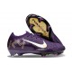 Bota de Futbol Nike Mercurial Vapor 16 Elite FG X MBAPPE Grand Morado Marfil claro
