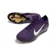 Bota de Futbol Nike Mercurial Vapor 16 Elite FG X MBAPPE Grand Morado Marfil claro