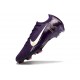 Bota de Futbol Nike Mercurial Vapor 16 Elite FG X MBAPPE Grand Morado Marfil claro